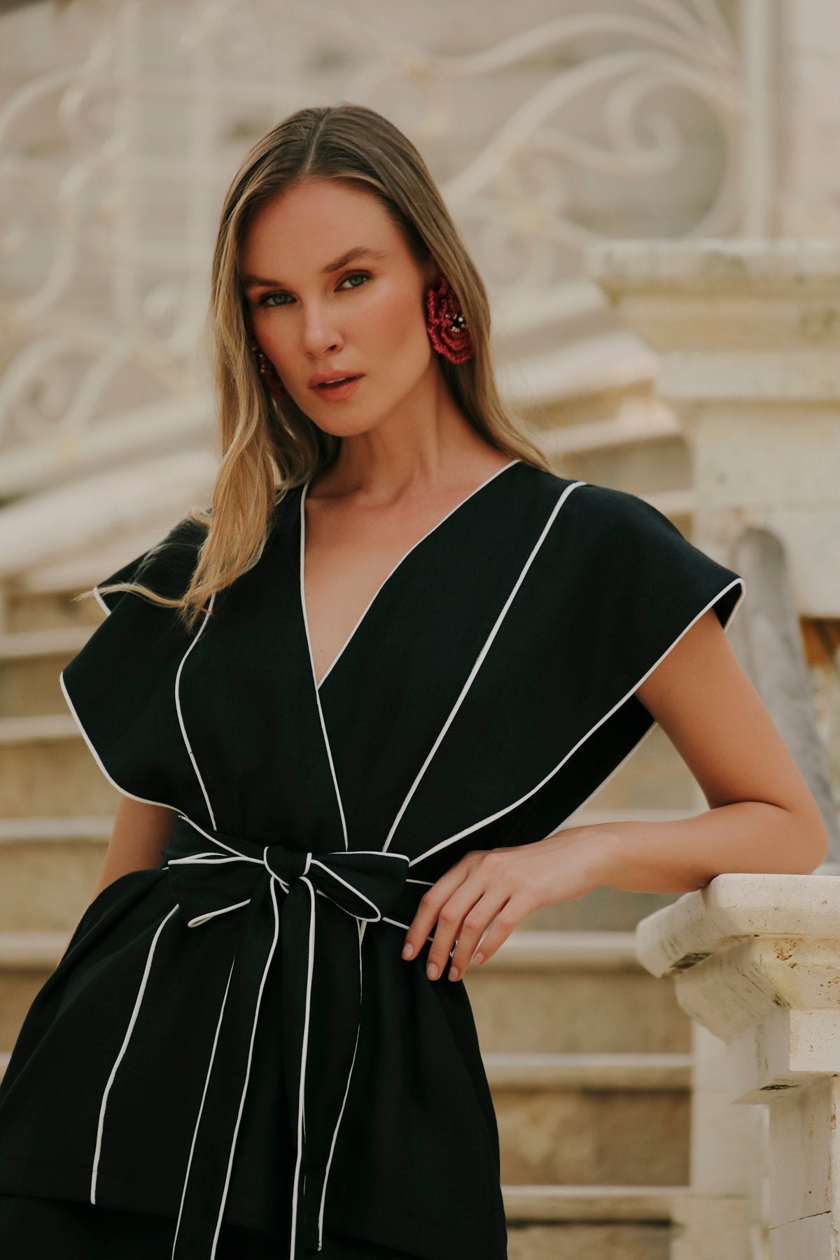 Aulia Noir Shorts Set