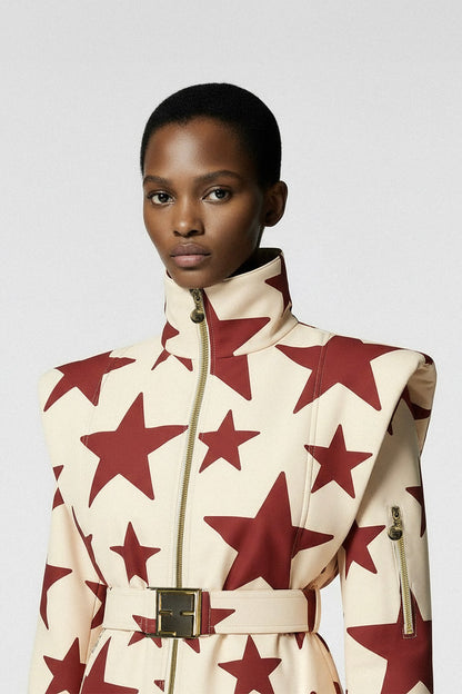 Les Deux Alpes-Creme Ski Jacket &amp; Pants Set