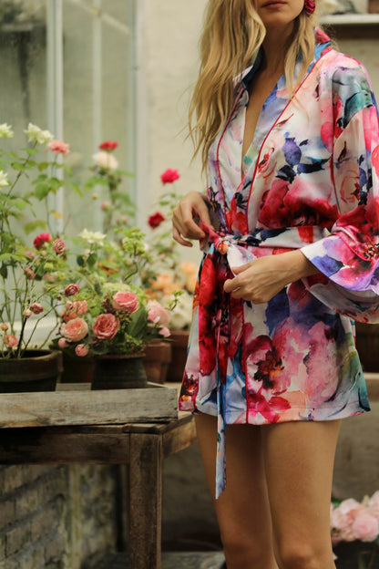 Rosalie Kurzer Kimono-Bademantel