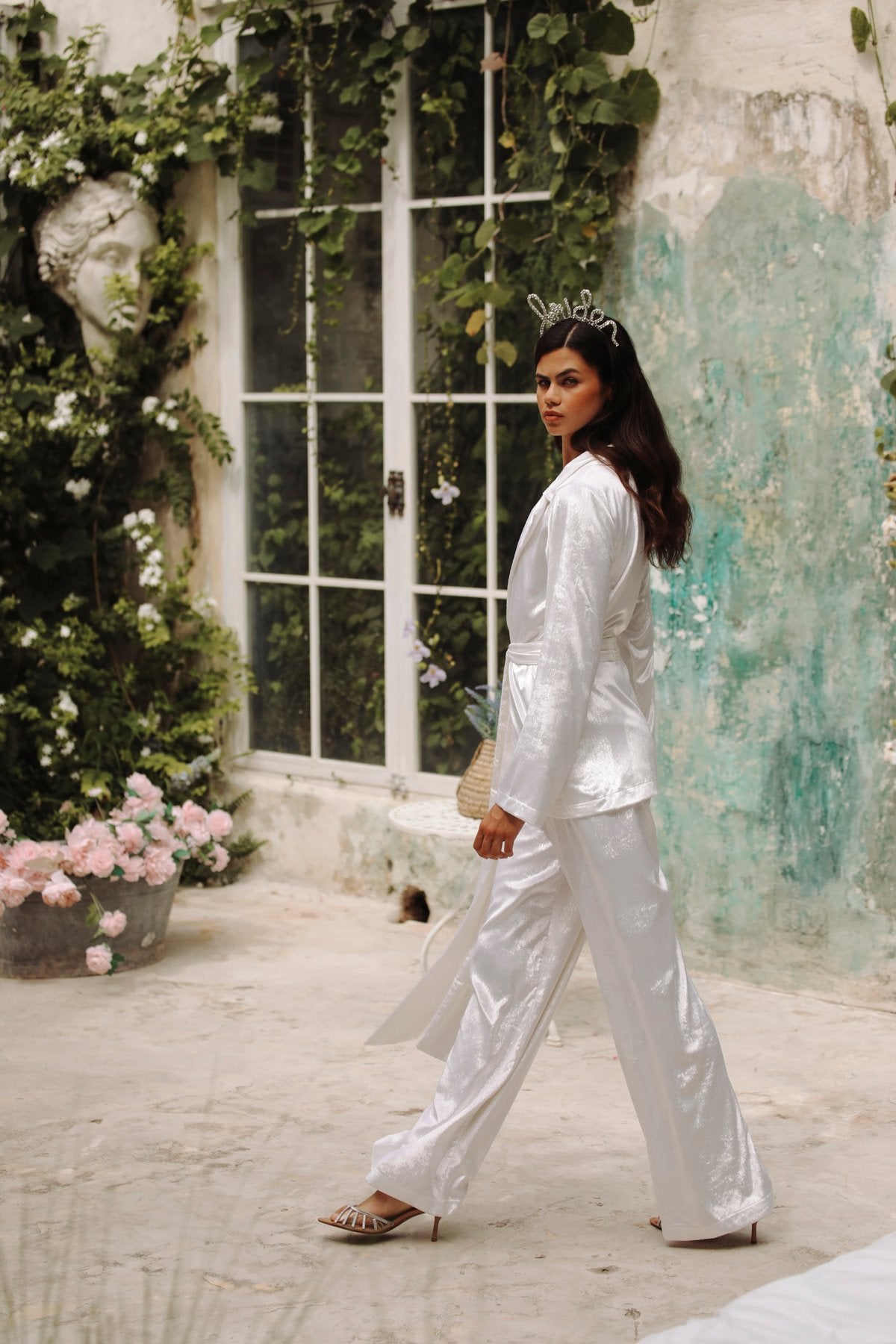 Velours Blanche Pantolon Takım