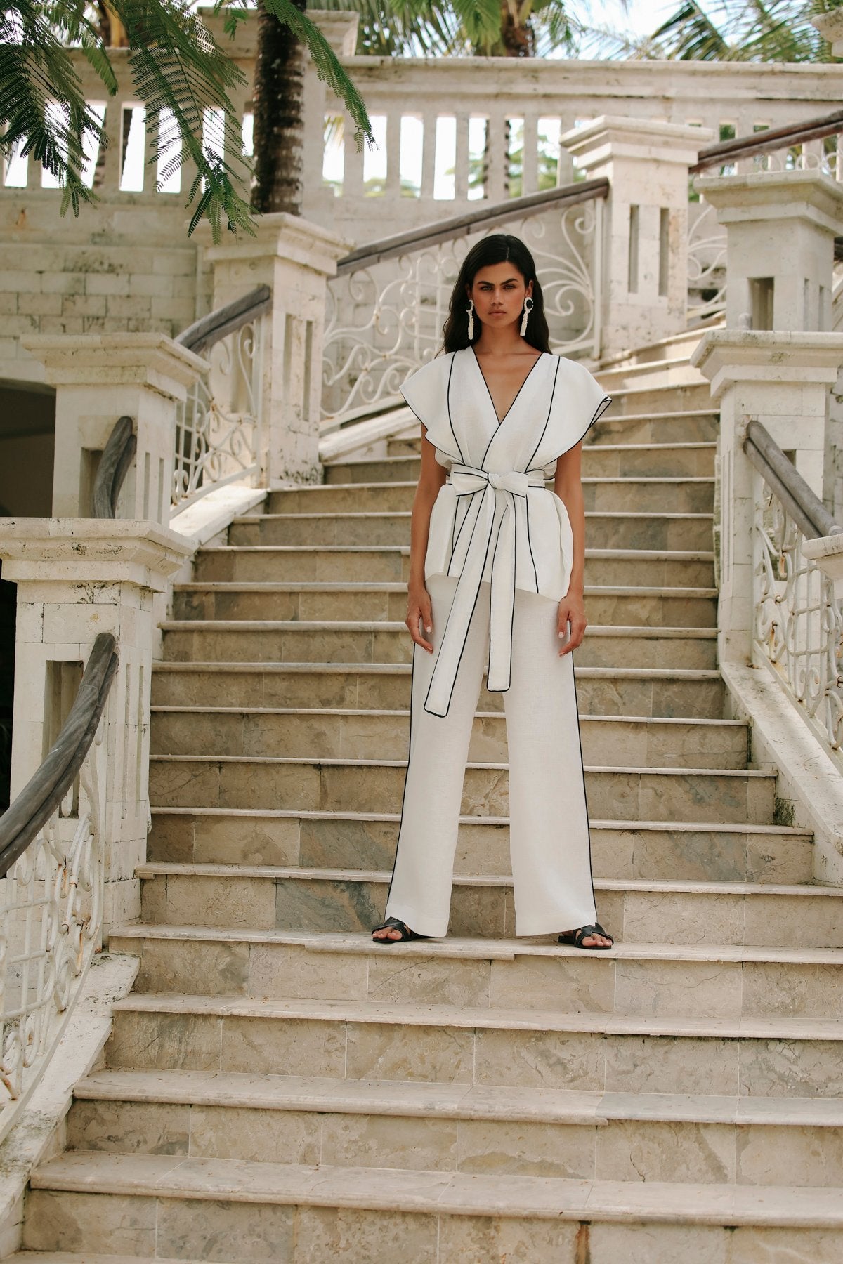 Aulia Blanc Trouser Suit