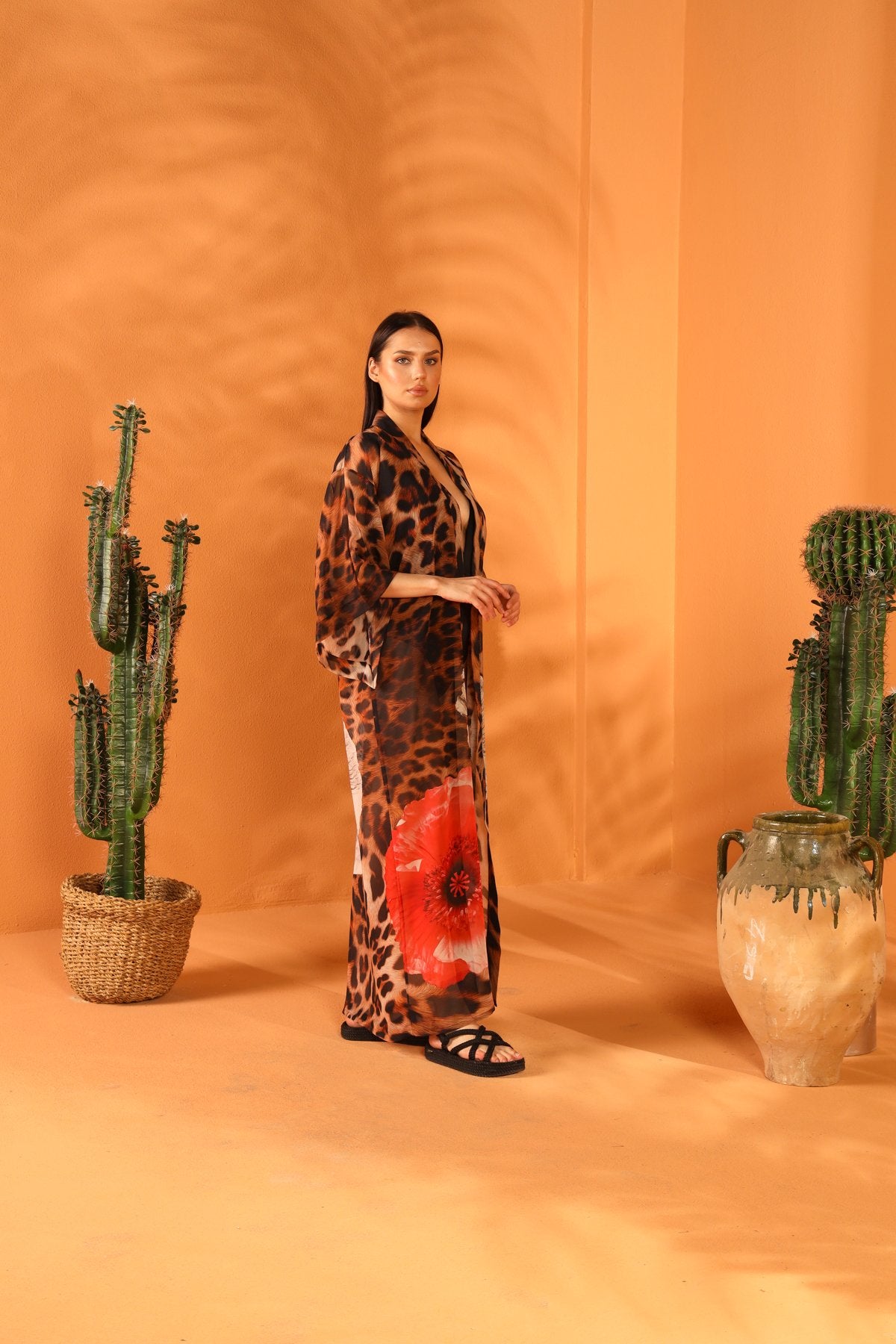 PANTHERA PARDUS LONG KIMONO