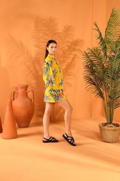 SUN BEAM SHORT KIMONO