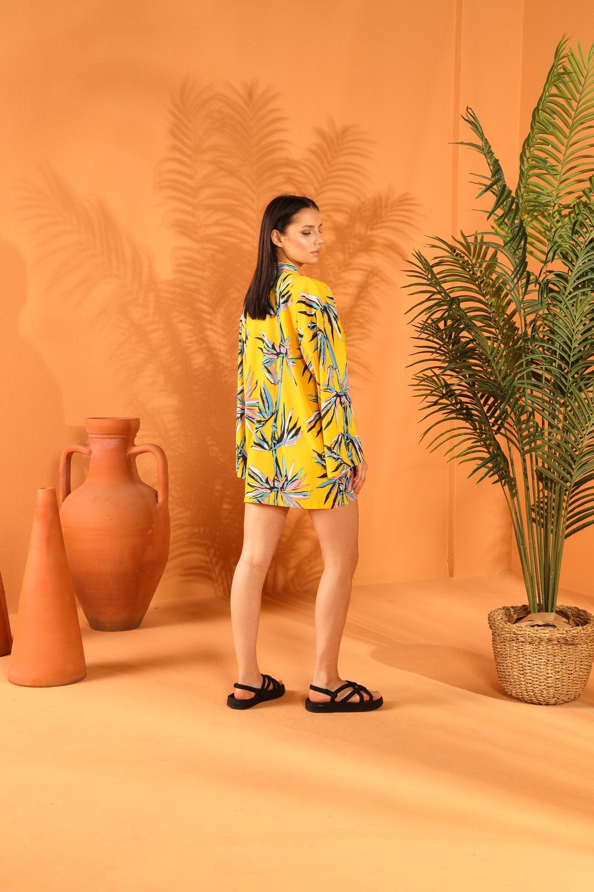 SUN BEAM SHORT KIMONO