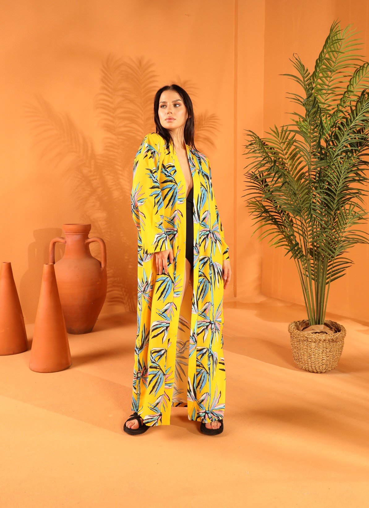 Sun Beam Long Kimono