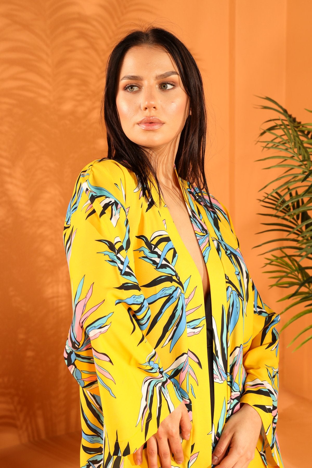 SUN BEAM SHORT KIMONO