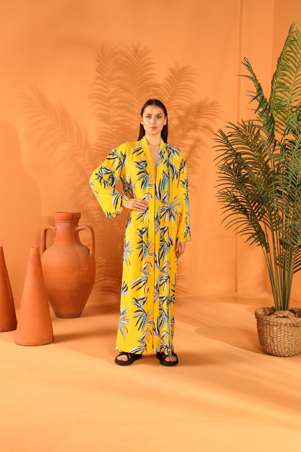 Sun Beam Long Kimono