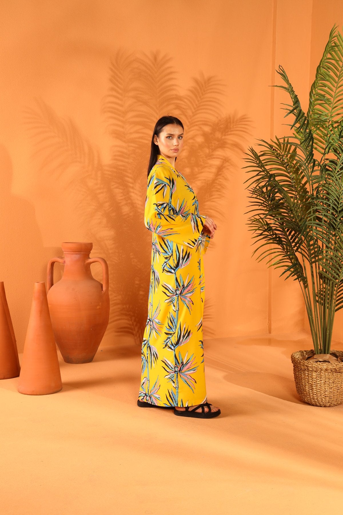 Sun Beam Long Kimono