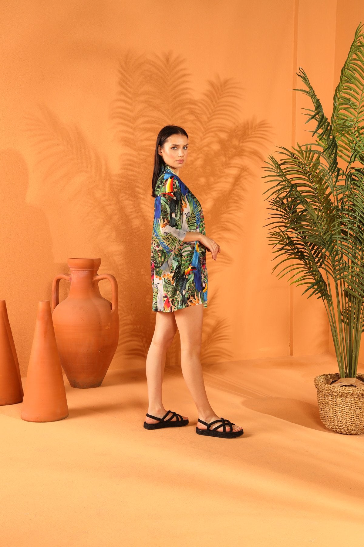 SCARLET KISA KİMONO