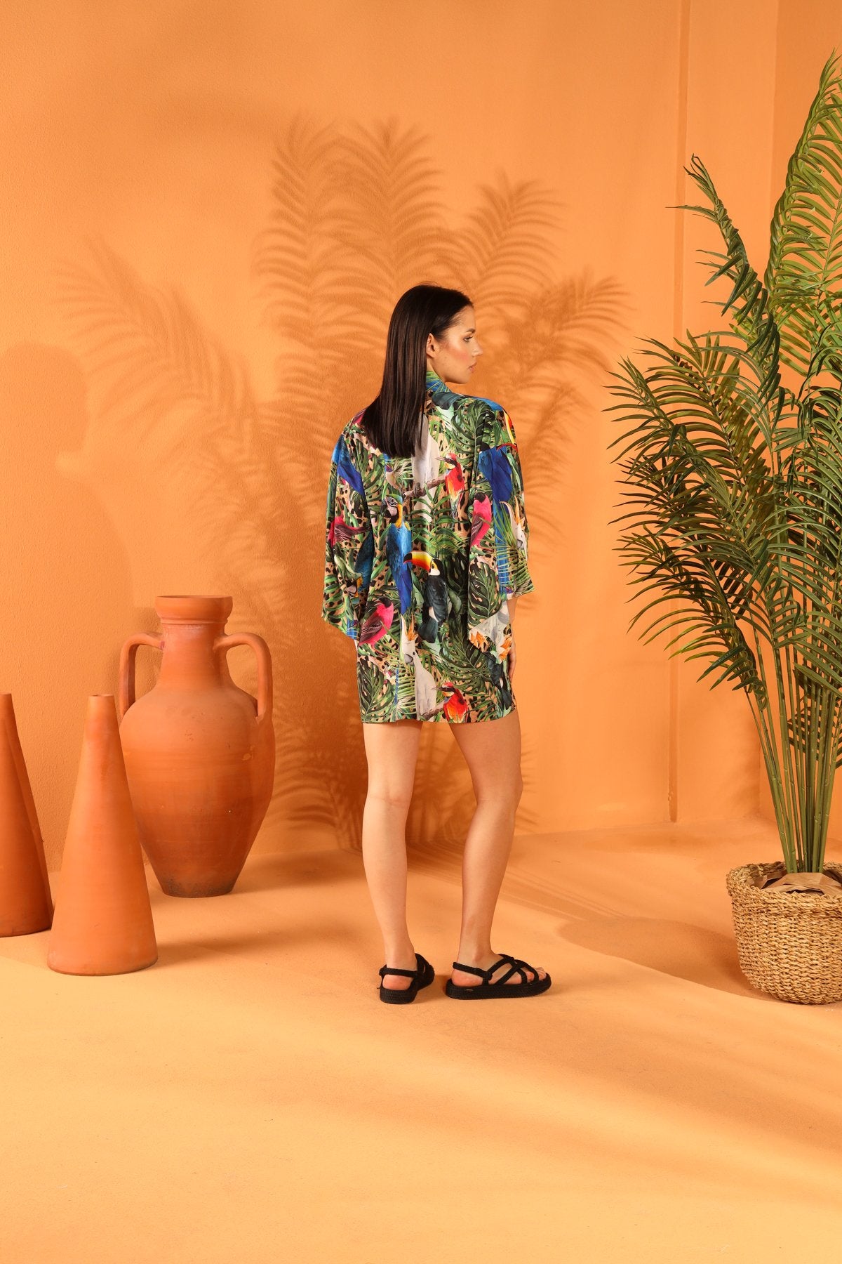 SCARLET KISA KİMONO