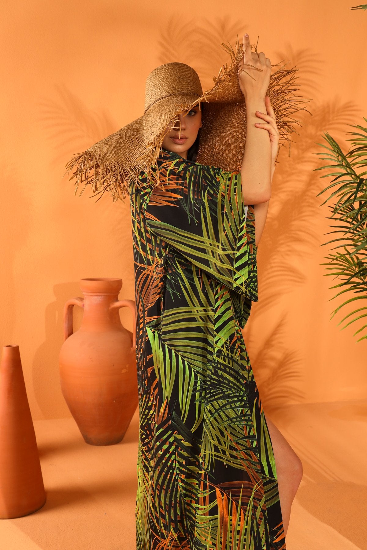 EVERGREEN LONG KIMONO