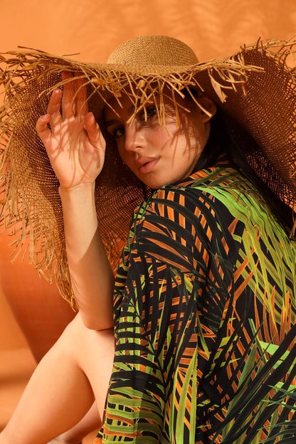 EVERGREEN SHORT KIMONO