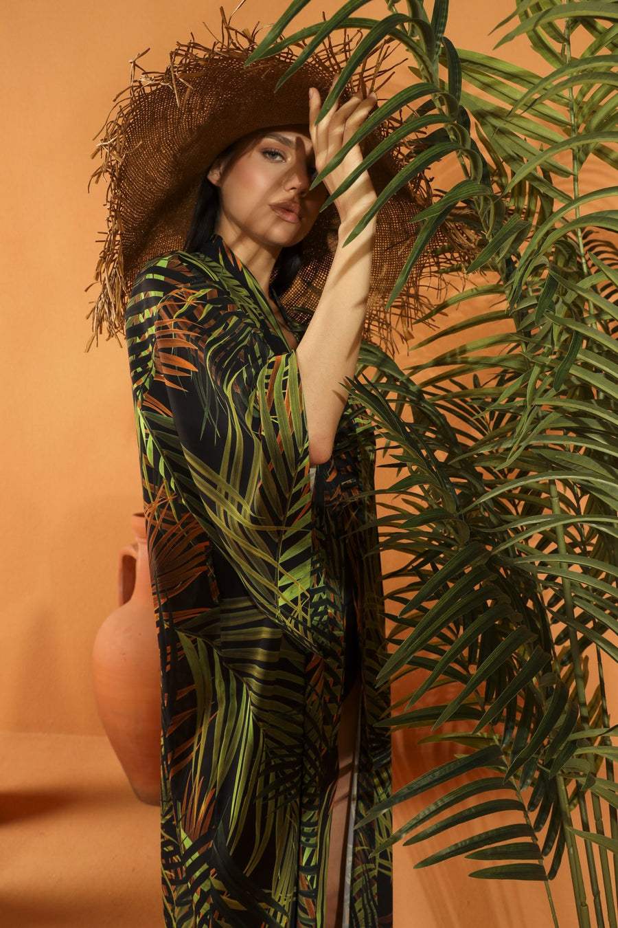 EVERGREEN LONG KIMONO