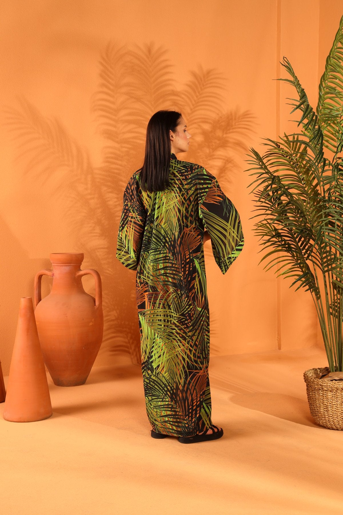 EVERGREEN LONG KIMONO