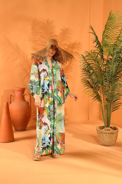 HEAR ME ROAR LONG KIMONO
