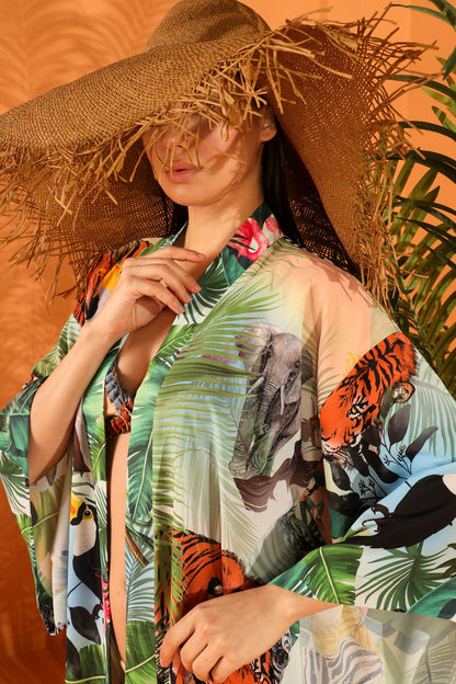 HEAR ME ROAR LONG KIMONO