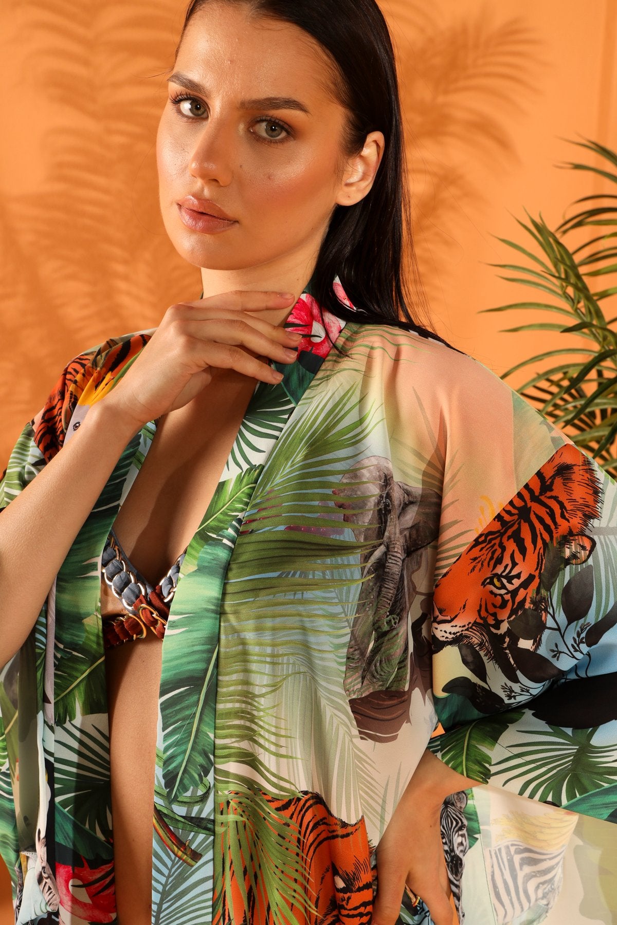 HÖR MICH BRÜLLEN KURZER KIMONO