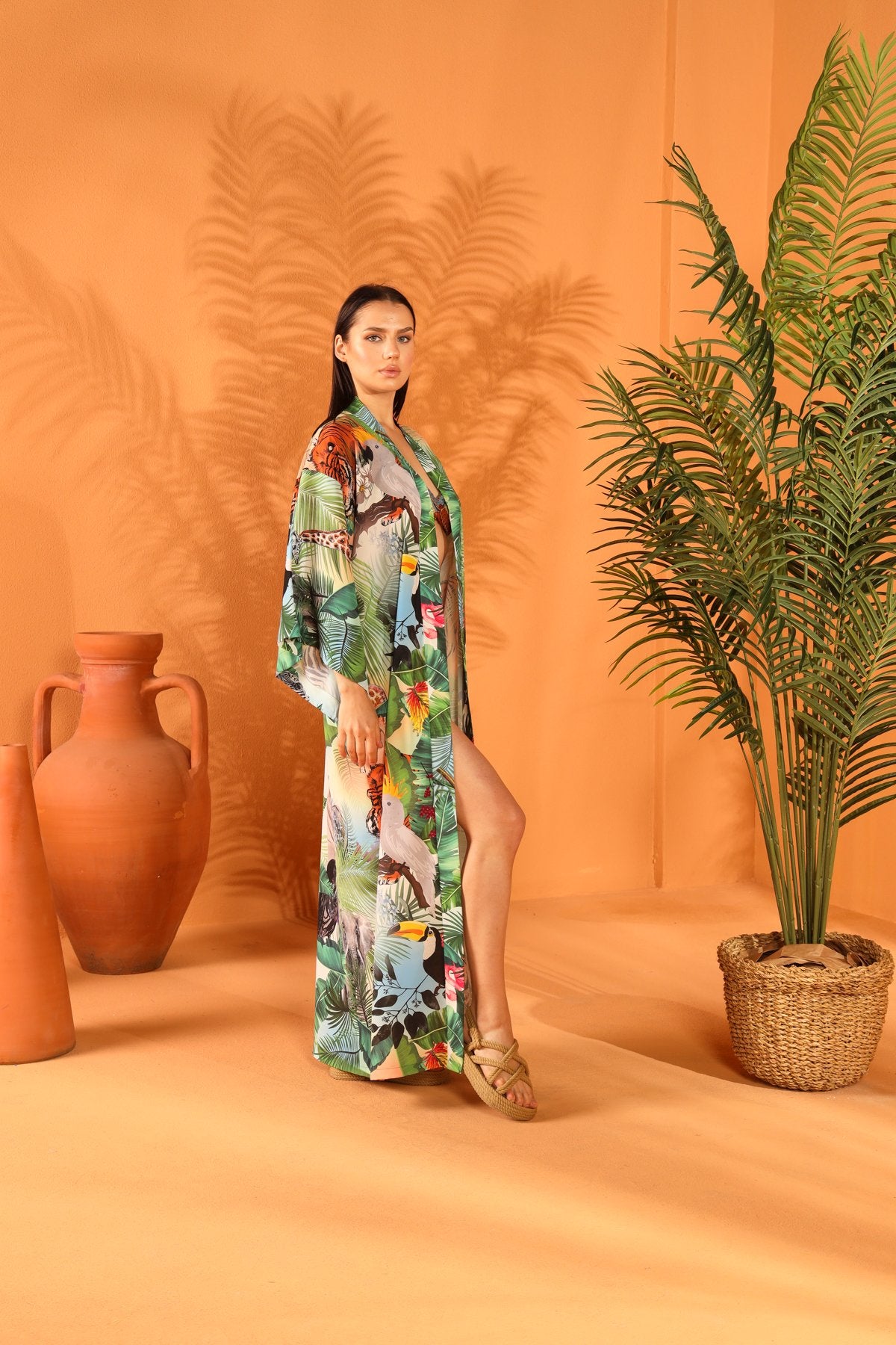 HEAR ME ROAR LONG KIMONO