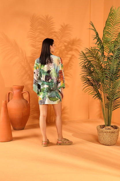 HÖR MICH BRÜLLEN KURZER KIMONO