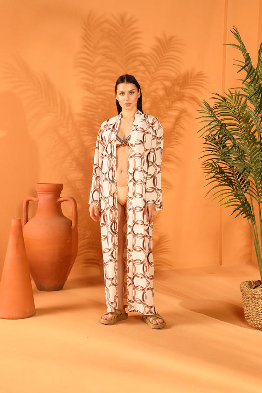 Königlicher langer Kimono