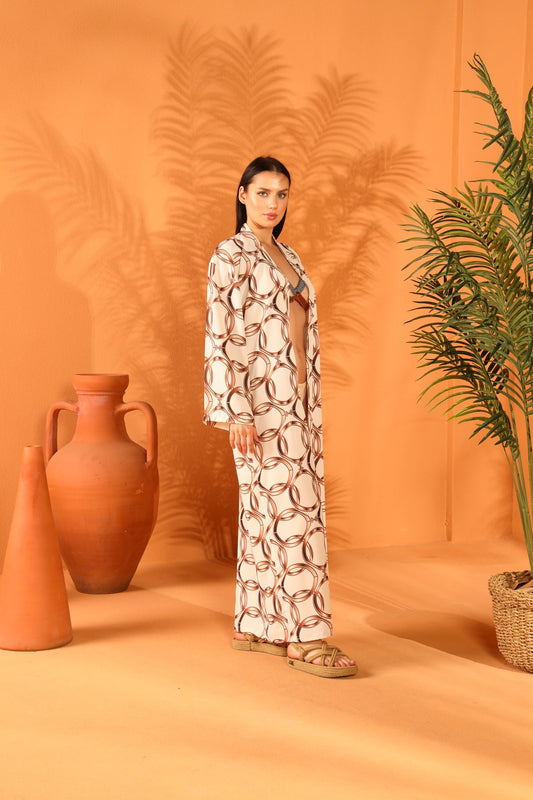 Königlicher langer Kimono