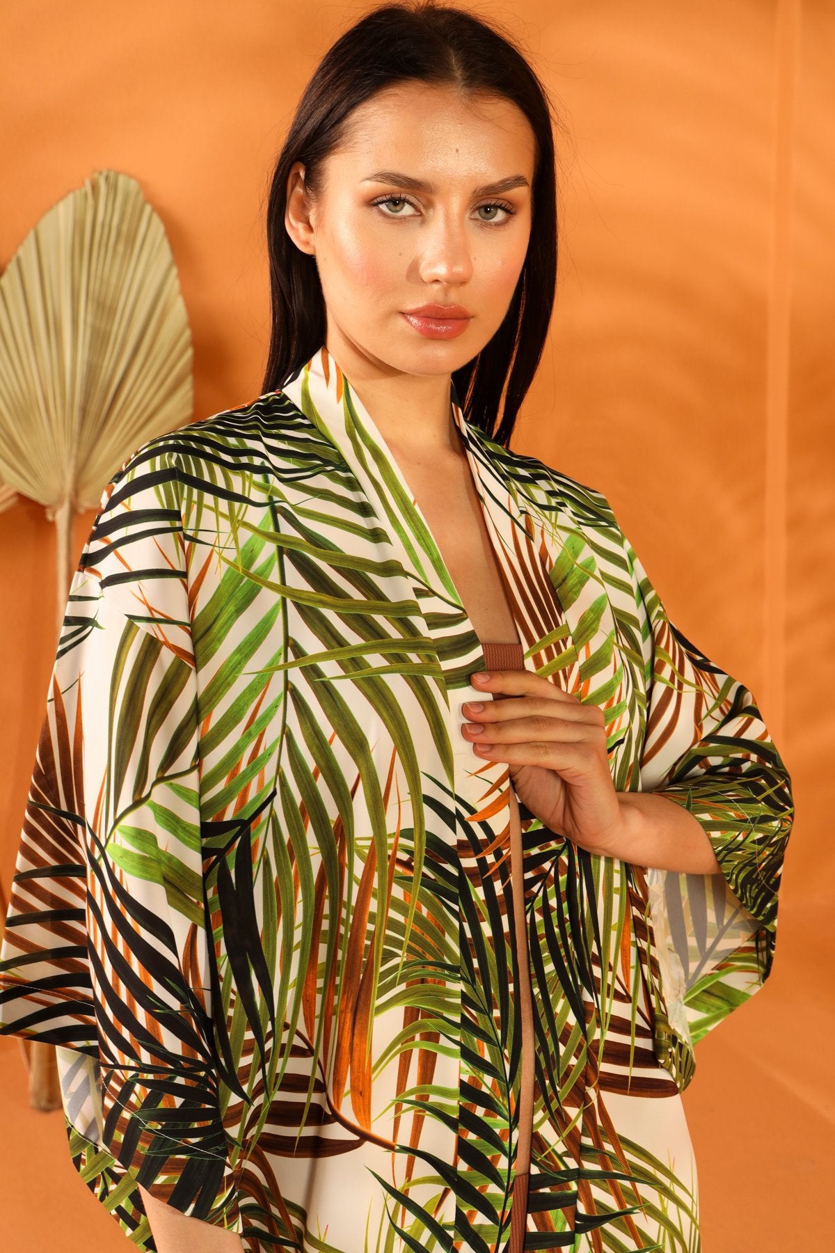 Palmate Long Kimono