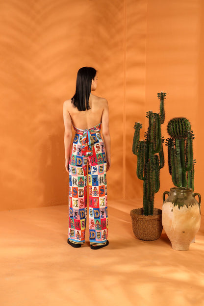 SOCIALITE ŞAL PANTOLON TAKIM