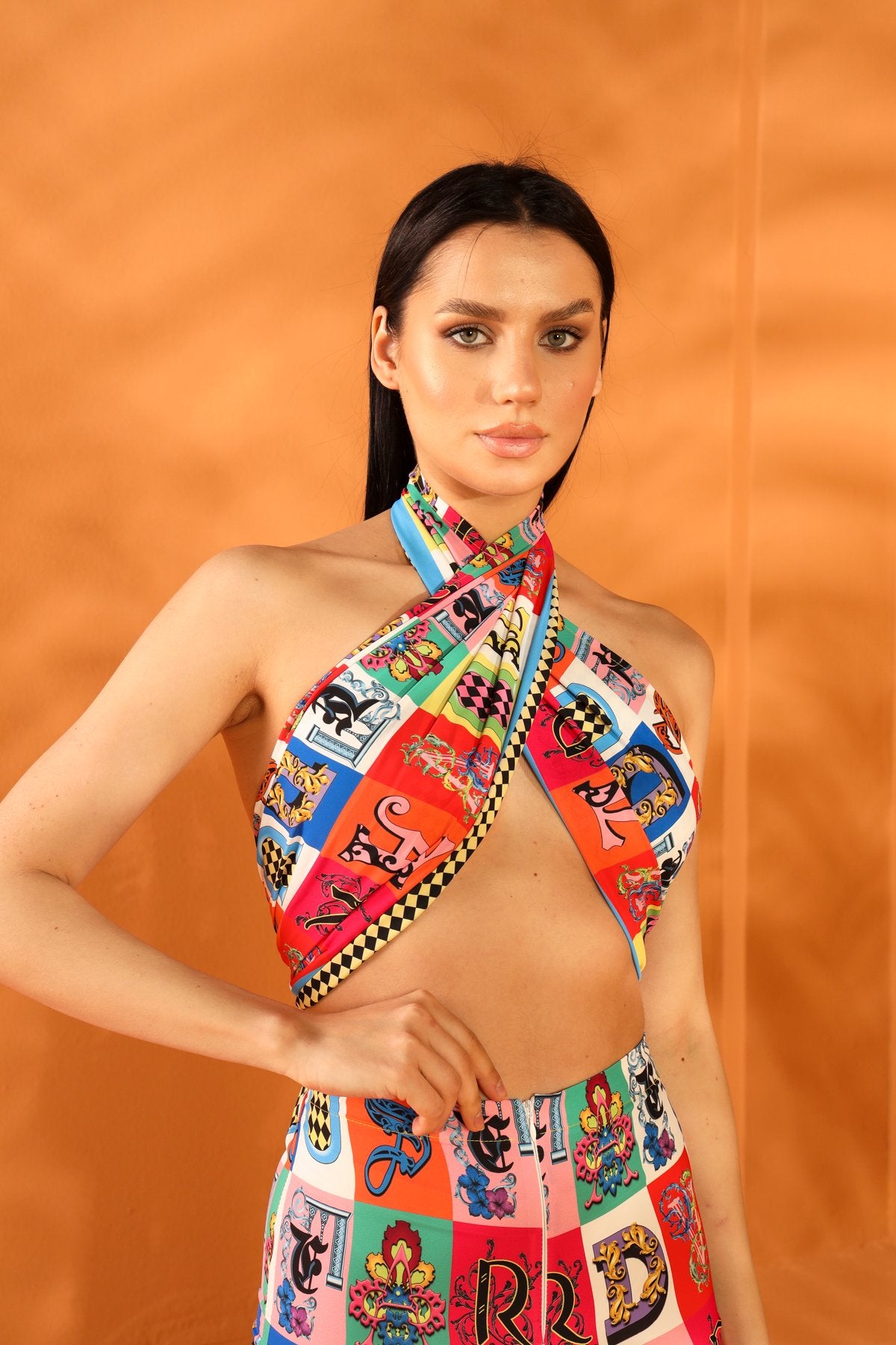 SOCIALITE ŞAL PANTOLON TAKIM