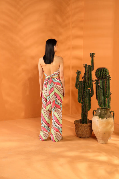 PINKY PROMISE SHAWL AND TROUSER SET