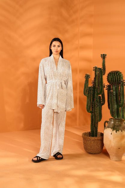 DAIRY KİMONO PANTOLON TAKIM