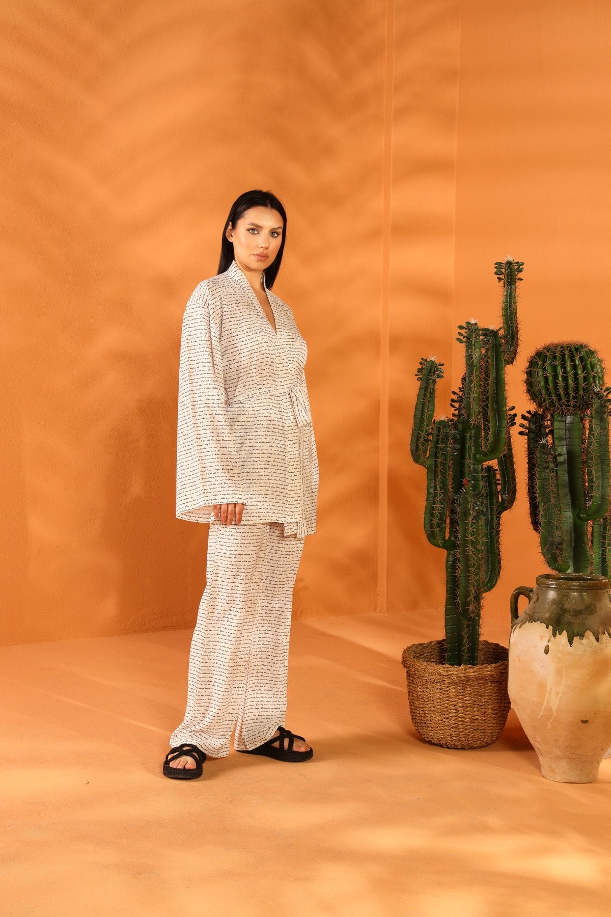 DAIRY KİMONO PANTOLON TAKIM