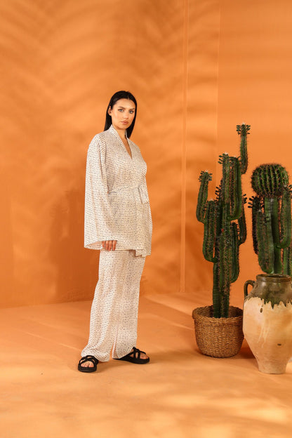 DAIRY KİMONO PANTOLON TAKIM