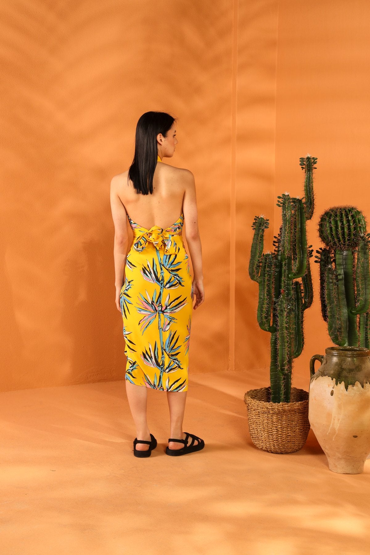 SUN BEAM SHAWL PAREO SKIRT SET