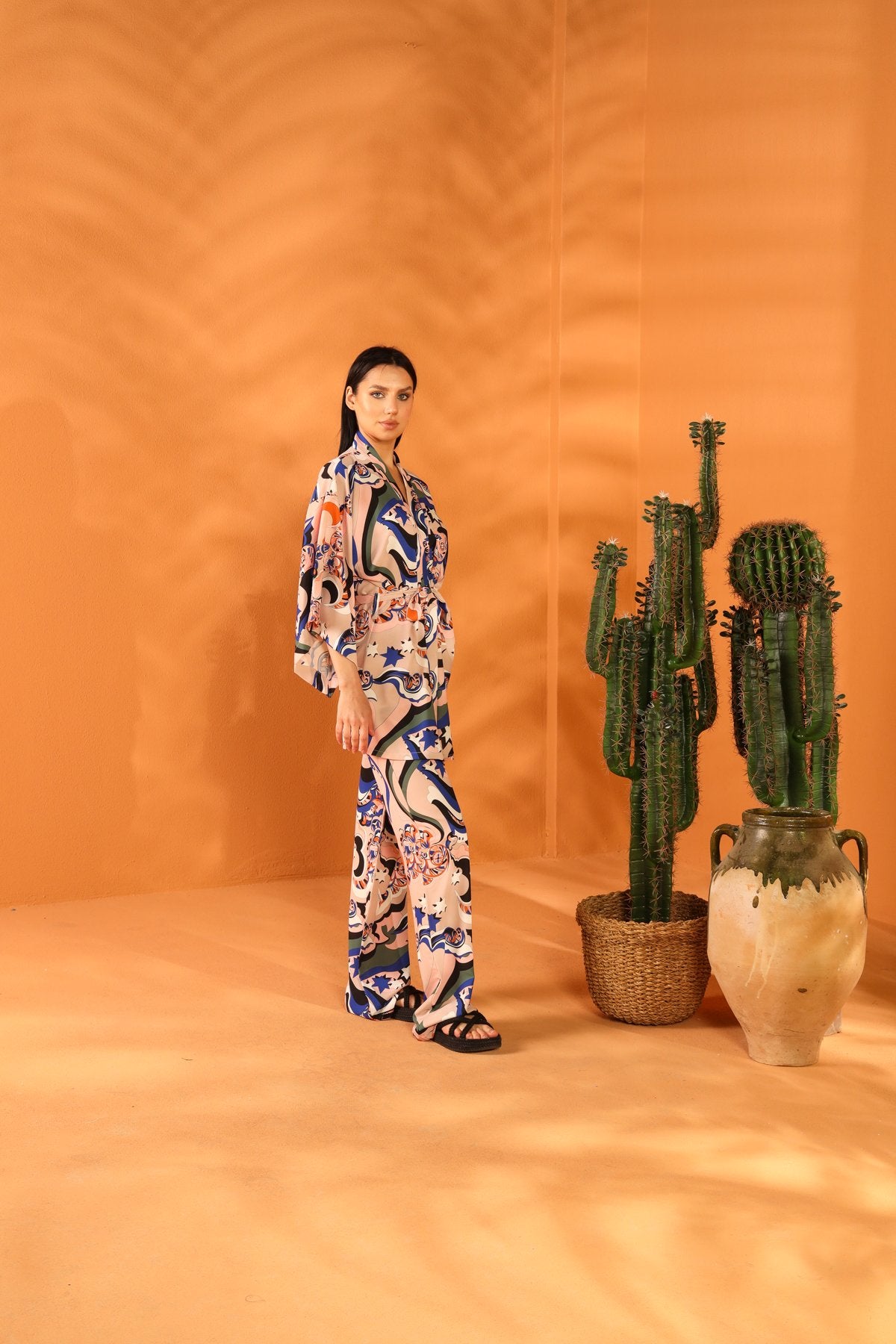 STARDOLL KIMONO TROUSERS SET