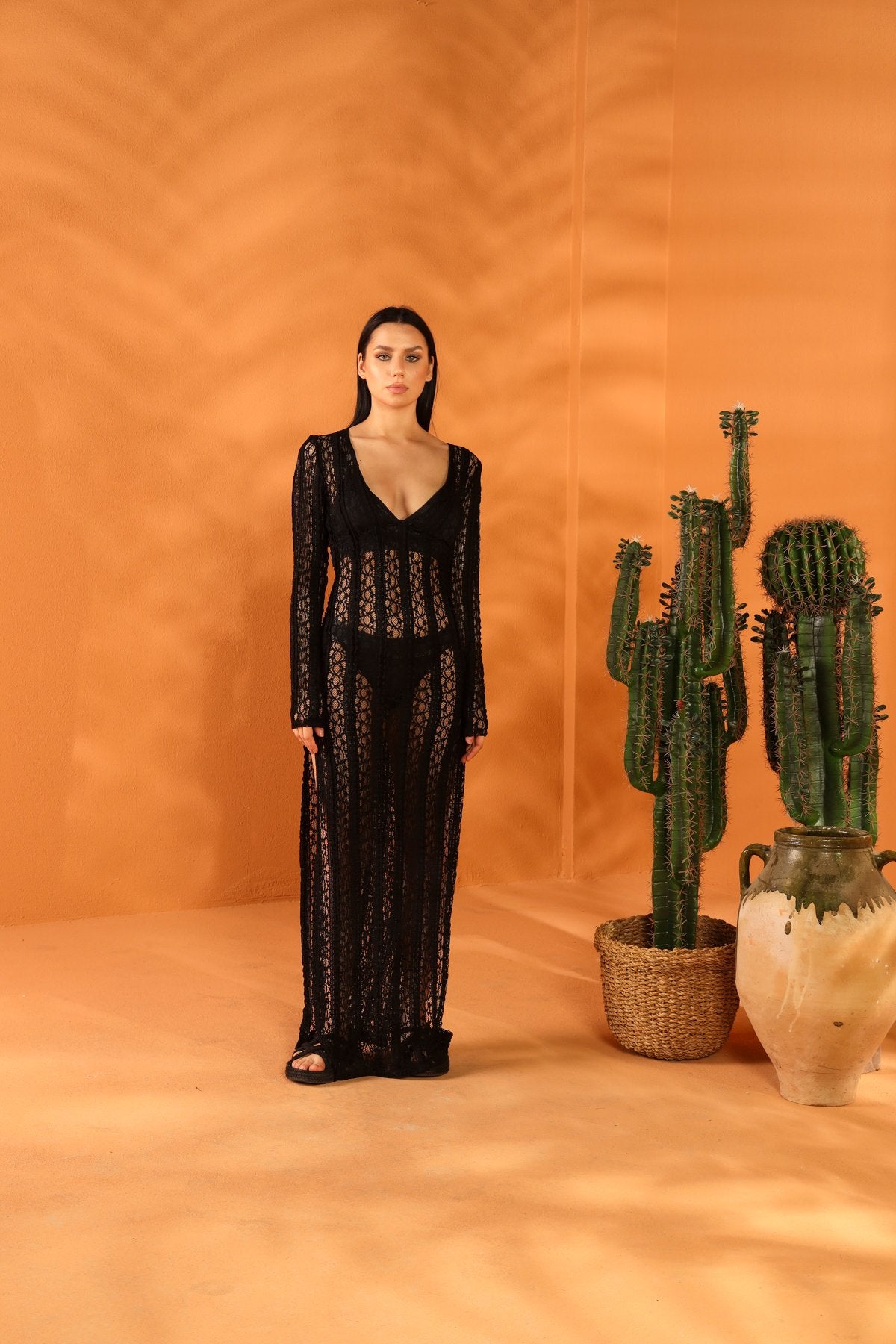 Dark Current Long Dress