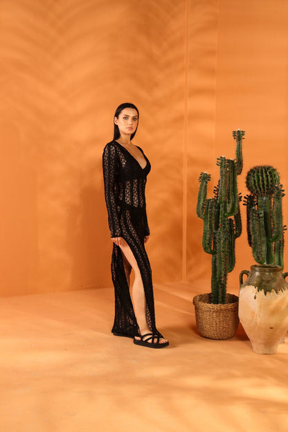 Dark Current Long Dress