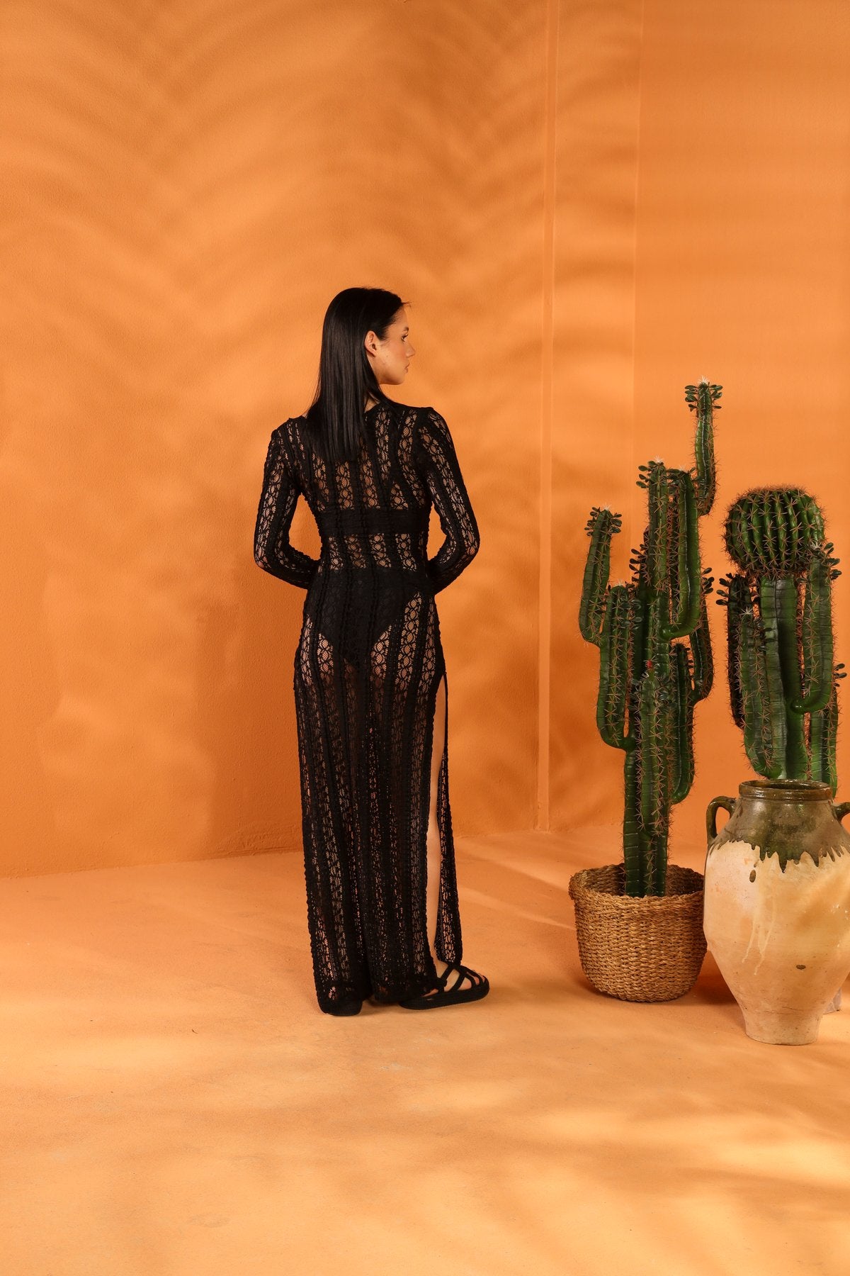 Dark Current Long Dress