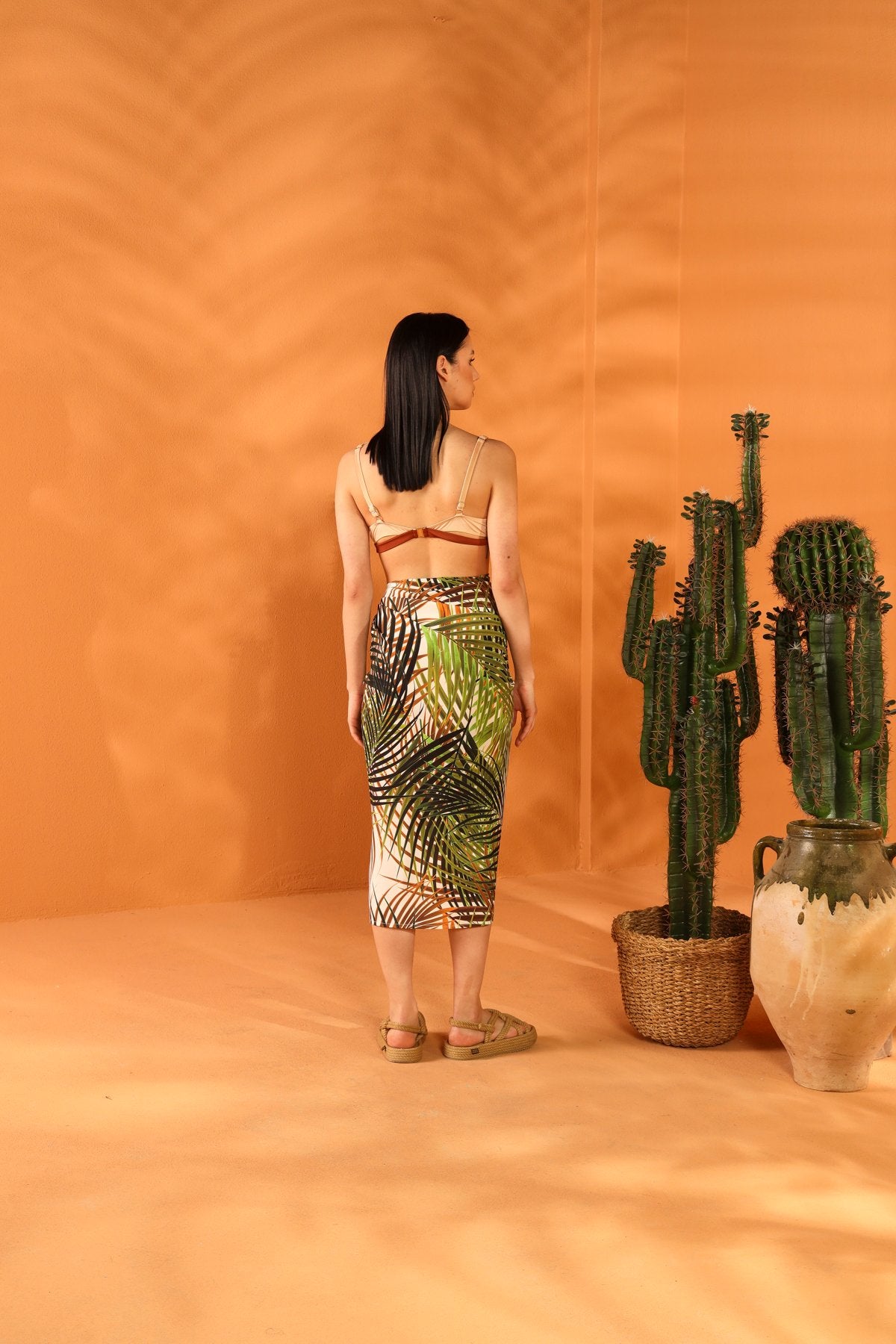 PALMATE PAREO SKIRT