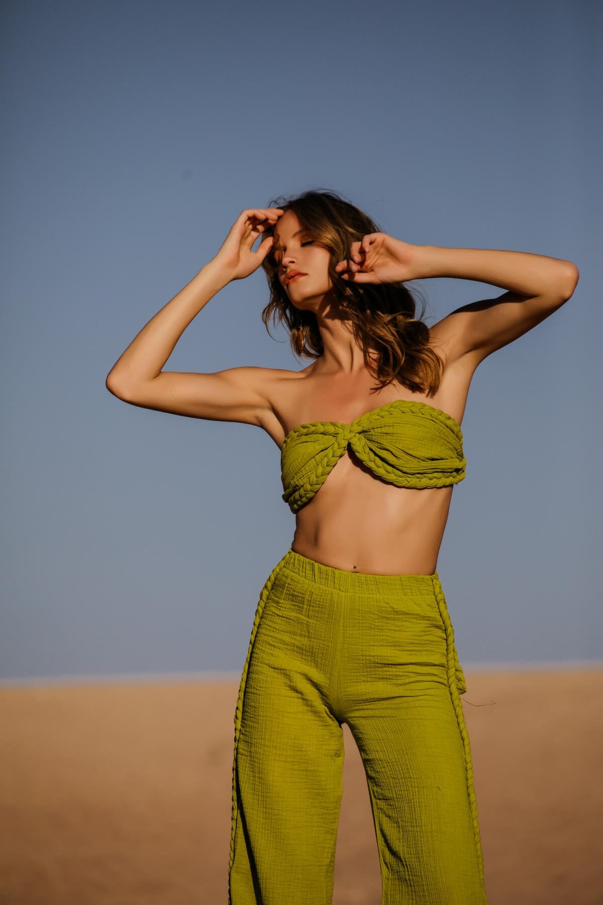 Helen Green Bustier Set