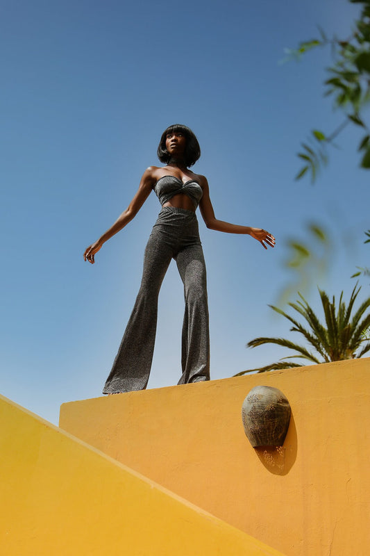 No Limit Gümüş Pantolon Takım