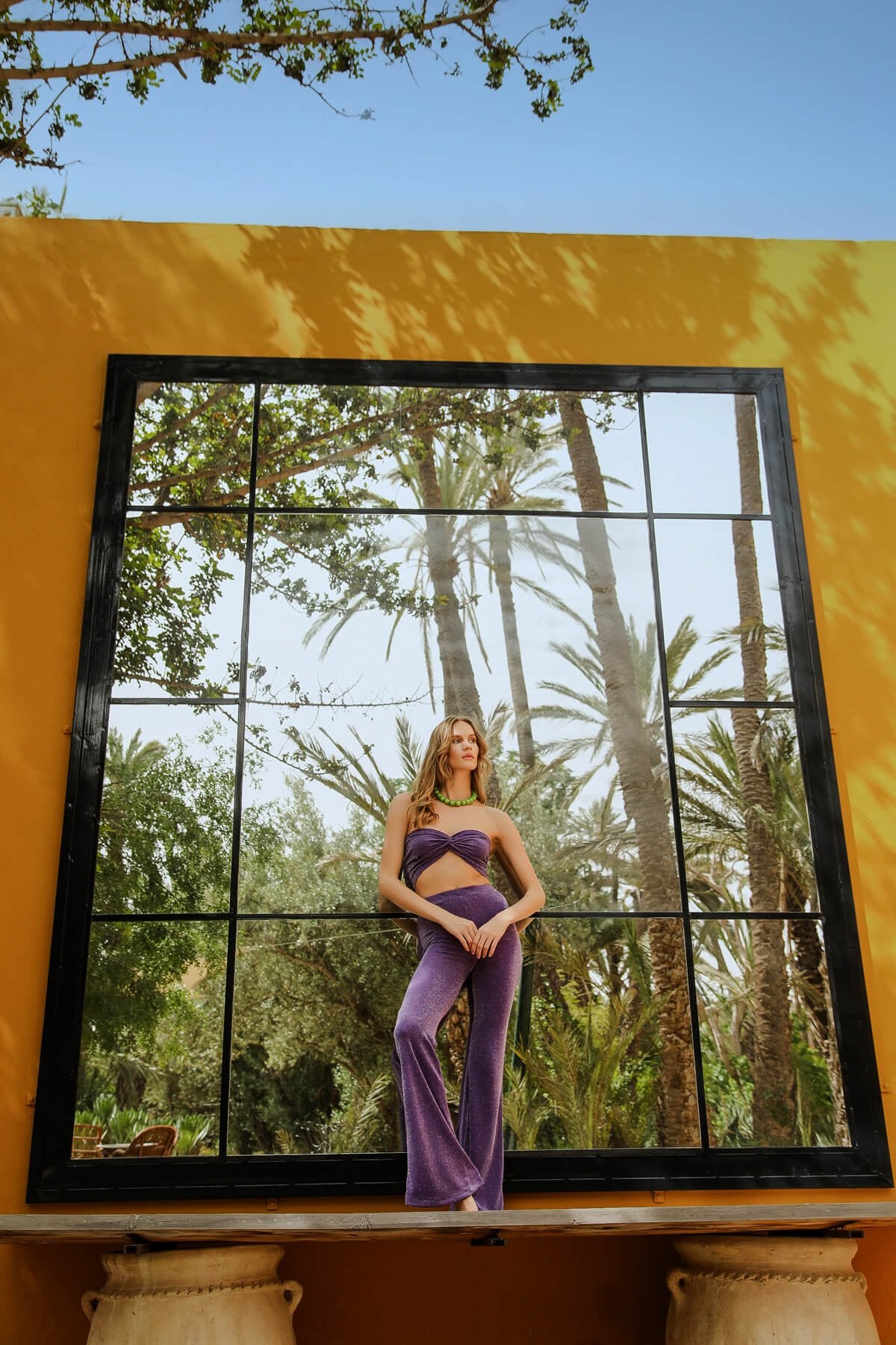 No Limit Mor Pantolon Takım