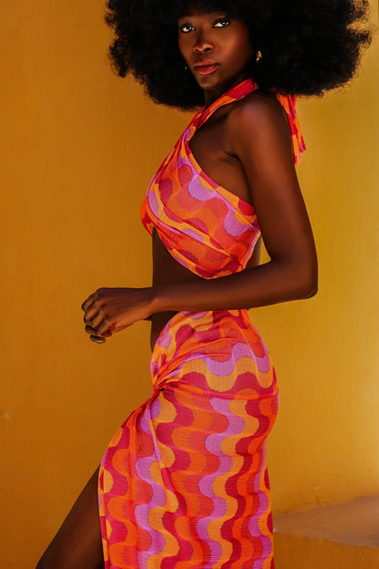 Terra Rossa Skirt &amp; Shawl Set