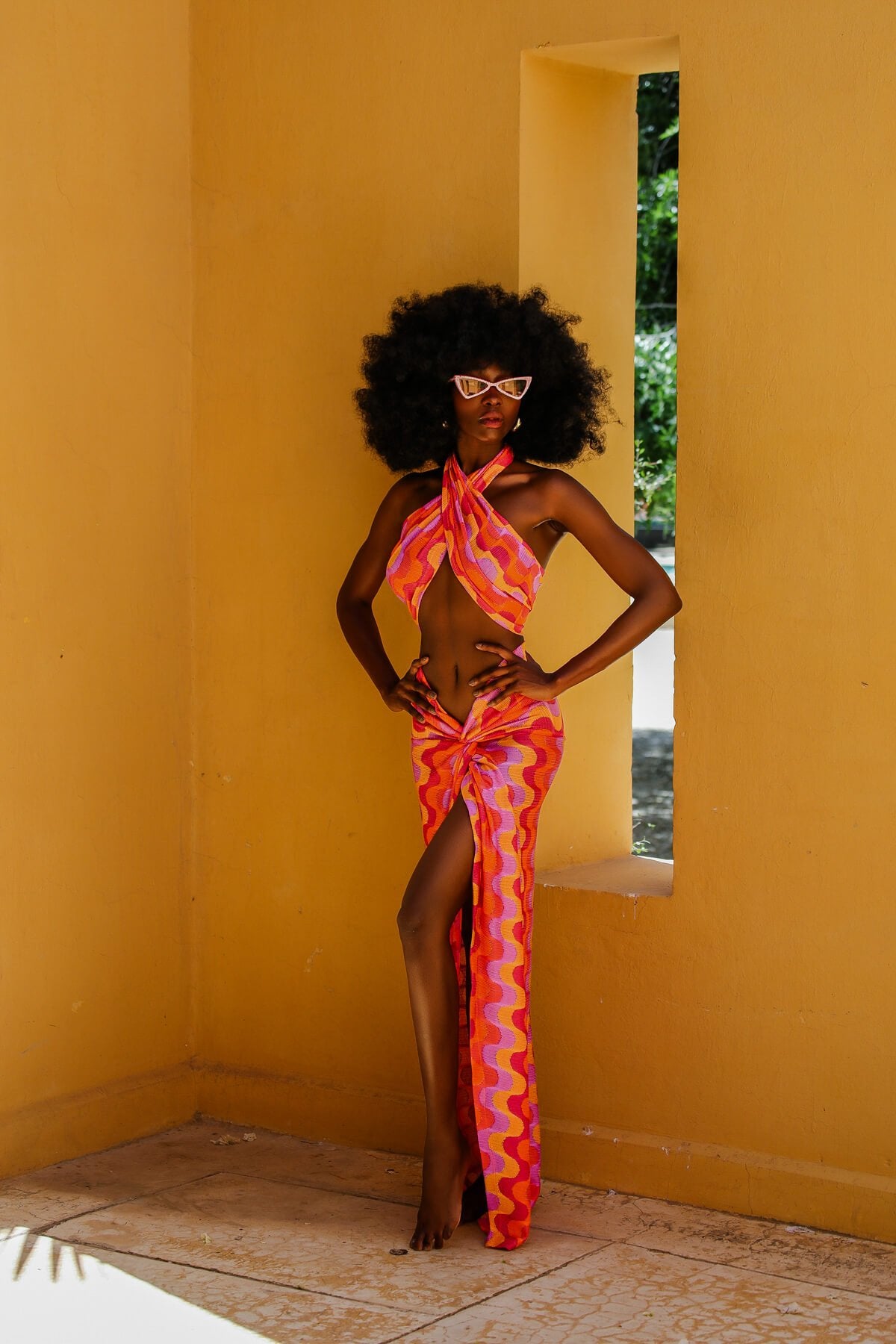 Terra Rossa Skirt &amp; Shawl Set