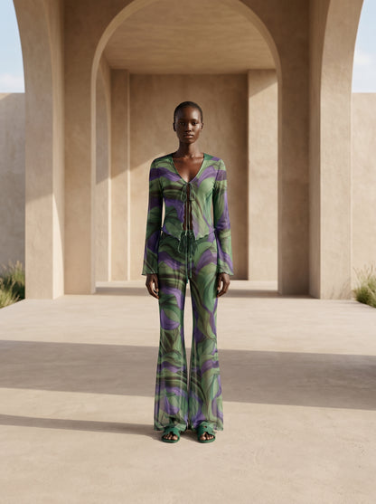 RAVELLO TULLE TROUSERS