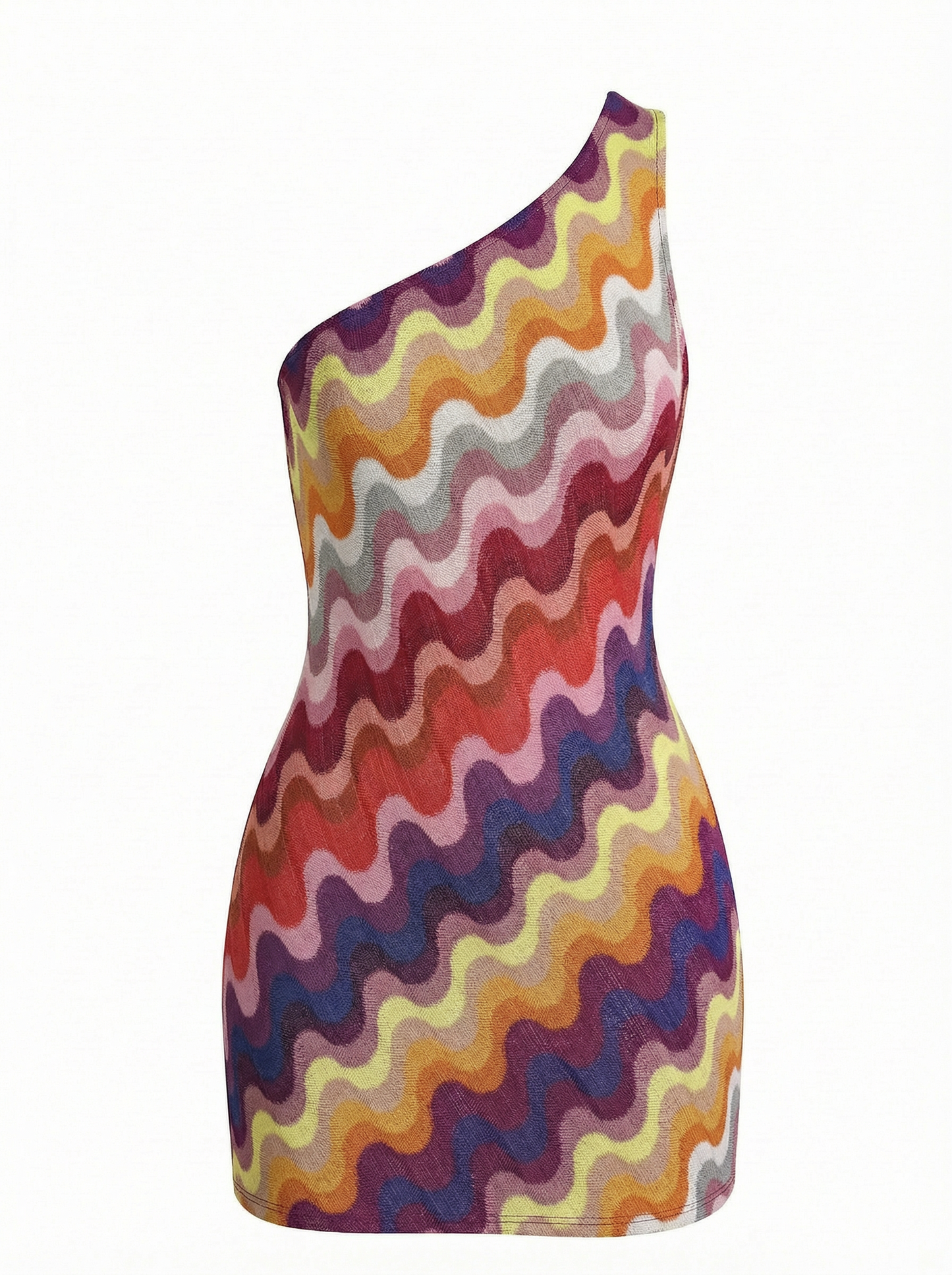 GIZA ONE SHOULDER SHORT DRESS