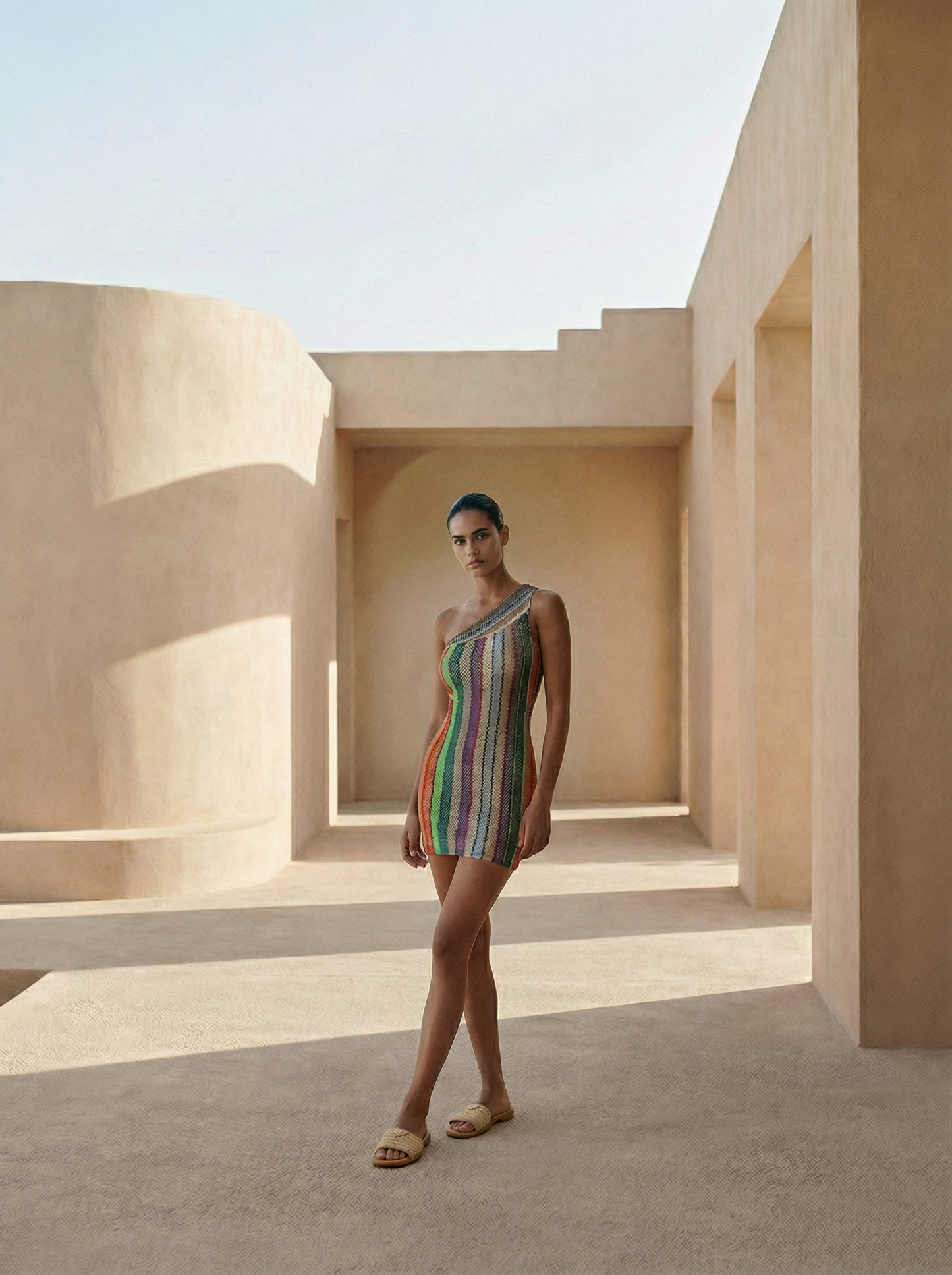 CASABLANCA EINTRÄGER-KURZKLEID