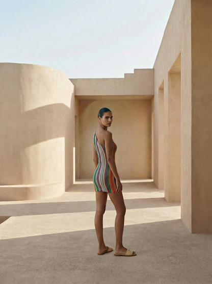 CASABLANCA EINTRÄGER-KURZKLEID