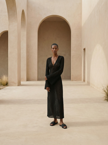 LUXOR Langes Kleid