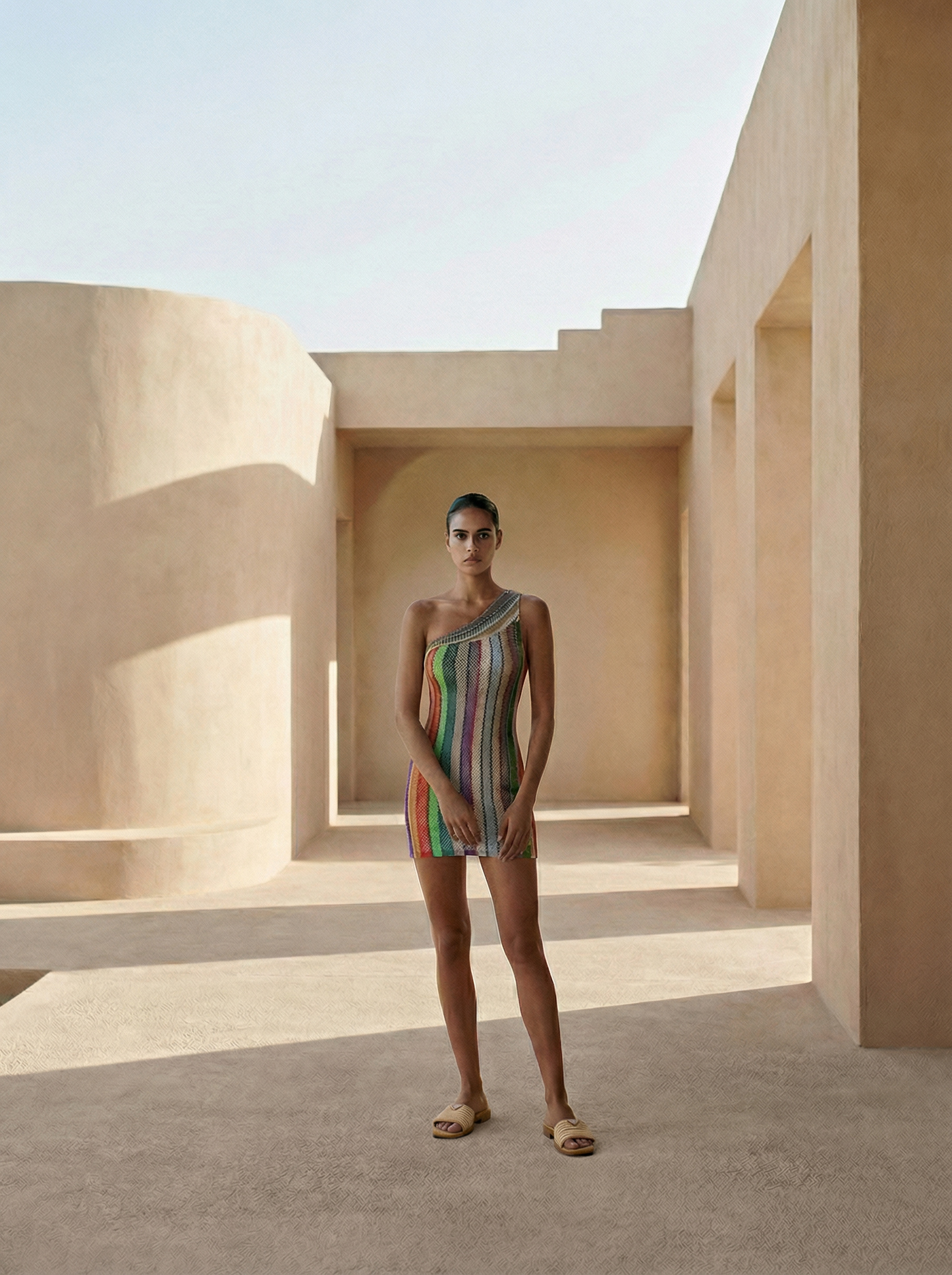 CASABLANCA EINTRÄGER-KURZKLEID