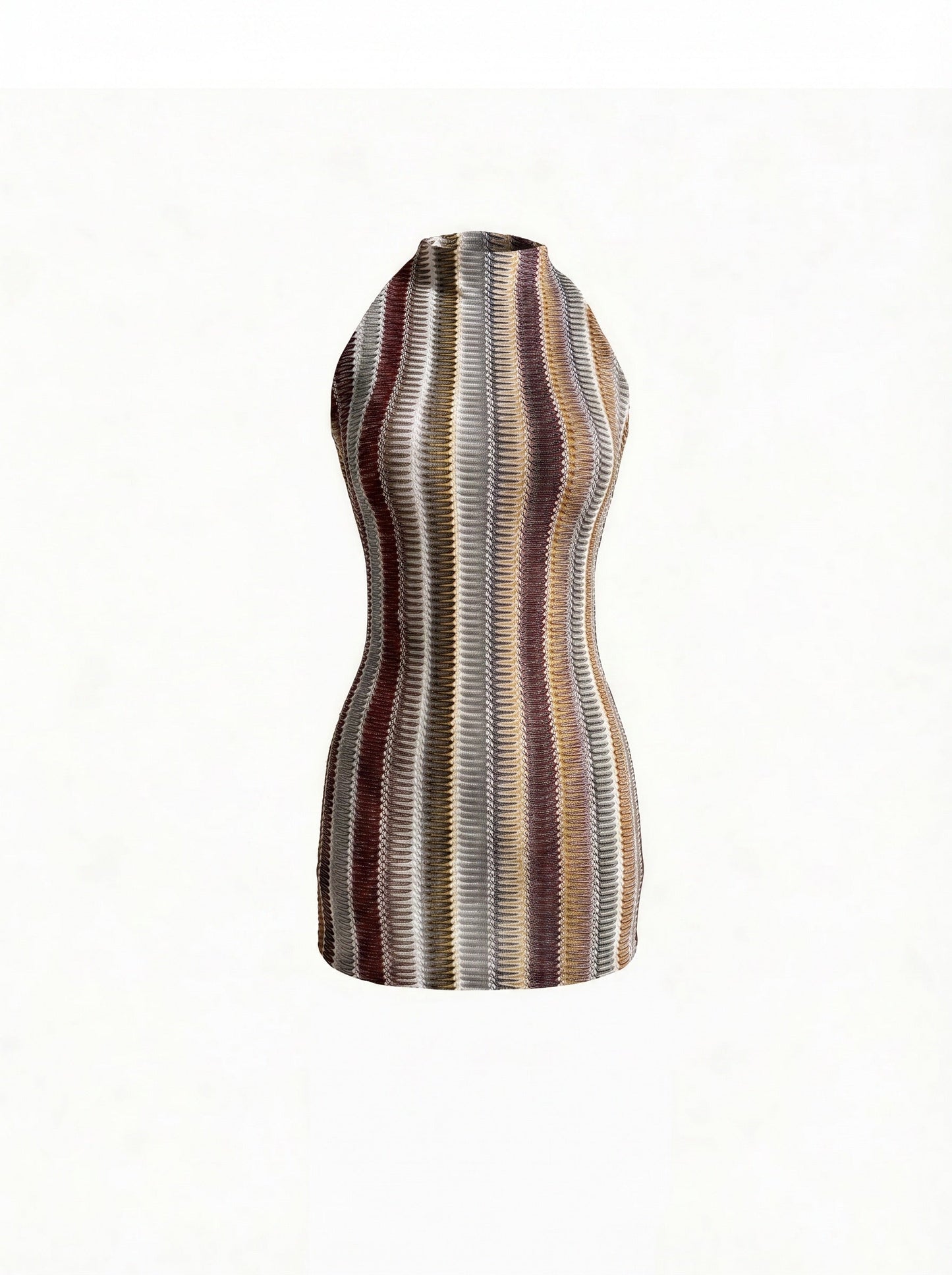 MERZOUGA KURZES KLEID ZUM BINDEN AM HALSAUSSCHNITT